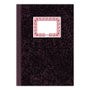Dohe Cuaderno de Contabilidad Caja Burdeos Folio 100 Hojas Numeradas