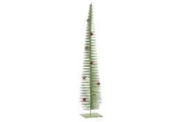 DKD Home Decor Árbol Navidad Tradicional Verde Rojo 14 x 71 x 14 cm
