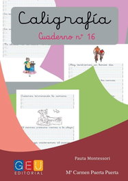 GEU, Caligrafía pauta montessori - Mª Carmen Puerta Puerta