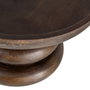 Mesita Marrón Madera de Mango Salón 60 X 60 X 41 cm