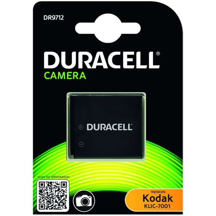 Duracell Batería Li-Ion 700mAh para Kodak KLIC-7001 Duracell Batería Li-Ion 700mAh para Kodak KLIC-7001