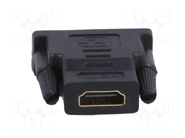 LogiLink Adaptador HDMI hembra a DVI-D (24+1) macho BU-ST Negro LogiLink Adaptador HDMI hembra a DVI-D (24+1) macho BU-ST Negro
