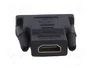 LogiLink Adaptador HDMI hembra a DVI-D (24+1) macho BU-ST Negro