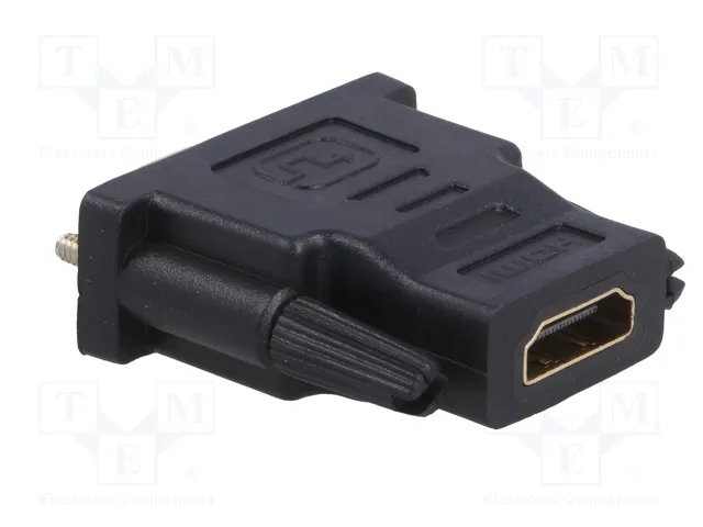 LogiLink Adaptador HDMI hembra a DVI-D (24+1) macho BU-ST Negro LogiLink Adaptador HDMI hembra a DVI-D (24+1) macho BU-ST Negro