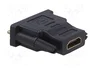 LogiLink Adaptador HDMI hembra a DVI-D (24+1) macho BU-ST Negro