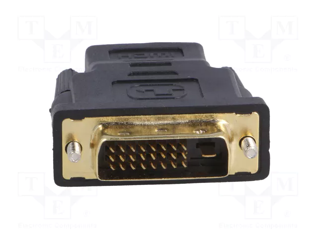 LogiLink Adaptador HDMI hembra a DVI-D (24+1) macho BU-ST Negro LogiLink Adaptador HDMI hembra a DVI-D (24+1) macho BU-ST Negro