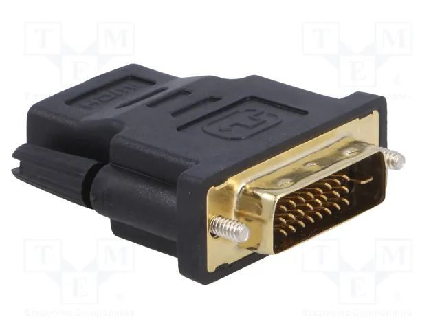 LogiLink Adaptador HDMI hembra a DVI-D (24+1) macho BU-ST Negro LogiLink Adaptador HDMI hembra a DVI-D (24+1) macho BU-ST Negro