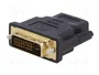 LogiLink Adaptador HDMI hembra a DVI-D (24+1) macho BU-ST Negro