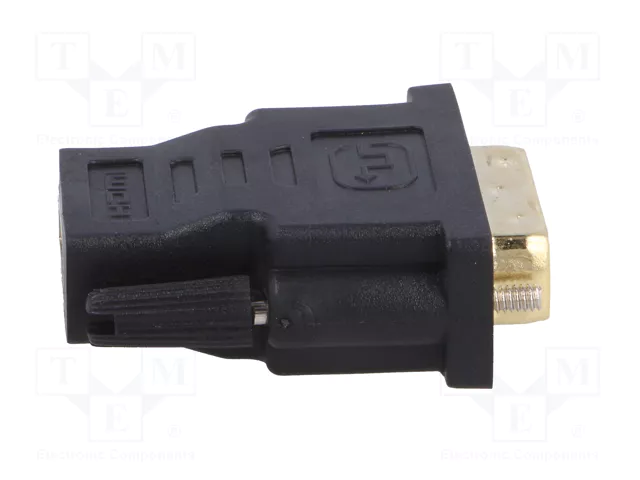 LogiLink Adaptador HDMI hembra a DVI-D (24+1) macho BU-ST Negro LogiLink Adaptador HDMI hembra a DVI-D (24+1) macho BU-ST Negro