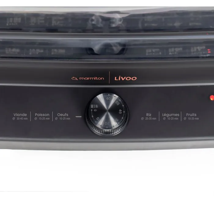 Livoo Vaporera al Vapor DOC300 3 Cestas 1000-1200W 12L