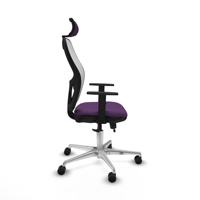 PIQUERAS Y CRESPO Silla de oficina Jorquera Morado y Blanco