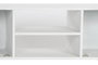 DKD Home Decor Mueble TV Moderno Blanco Marron Oscuro 135 x 51 x 35 cm