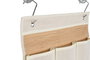 DKD Home Decor Organizador Colgante Bambú y Tela Natural