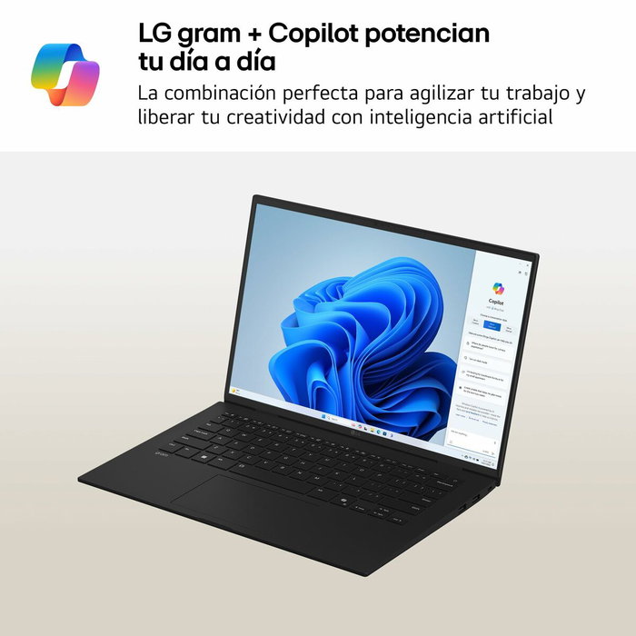 LG Gram 14Z90T-G.AD8BB Intel Core Ultra 7, 32GB, 2TB SSD, 14 pulgadas, Negro