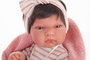 Antonio Juan - Muñeca recién nacida Baby Toneta con mantita y lazo, cuerpo vinilo, 33 cm, incluye diadema, chupete, ropa y manta