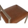 DKD Home Decor Sillón Urban, Fresno y Piel, Blanco Decapé, Estilo Horeca, 57 x 74 x 59 cm - Colección Top Chairs 2c24