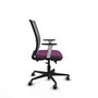 PIQUERAS Y CRESPO Silla de oficina Haches con mecanismo Sincro/Traslack Morado y Gris