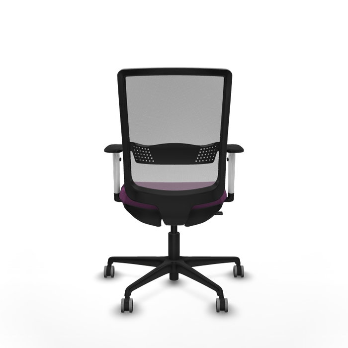 PIQUERAS Y CRESPO Silla de oficina Haches con mecanismo Sincro/Traslack Morado y Gris