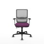 PIQUERAS Y CRESPO Silla de oficina Haches con mecanismo Sincro/Traslack Morado y Gris