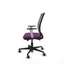 PIQUERAS Y CRESPO Silla de oficina Haches con mecanismo Sincro/Traslack Morado y Gris