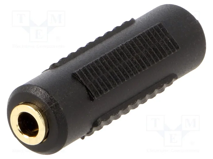 GEMBIRD Adaptador Jack 3,5mm Tomacorriente Stereo Negro GEMBIRD Adaptador Jack 3,5mm Tomacorriente Stereo Negro