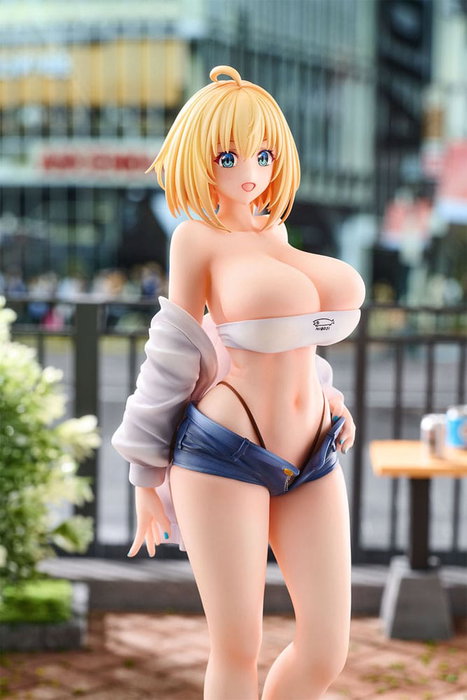 Original Character Statue PVC 1/6 Sophia F. Shirring Tube Top Ver. Illustration by Nadare Takamine Illustration by Daefny Bonus Edition 26 cm