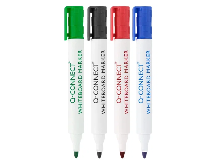 Q-connect Rotulador Pizarra Blanca Punta Redonda 3 mm Colores Surtidos