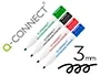 Q-connect Rotulador Pizarra Blanca Punta Redonda 3 mm Colores Surtidos