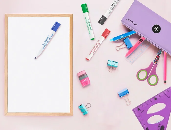 Q-connect Rotulador Pizarra Blanca Punta Redonda 3 mm Colores Surtidos