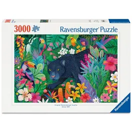 Ravensburger Puzzle Adultos 3000 Piezas - Pantera en la Jungla - Para Edad 14+ - Alta Calidad Hecho en Europa - 12001748