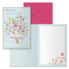 DOHE Set de 6 Tarjetas de Felicitación Deseos 115x170 mm