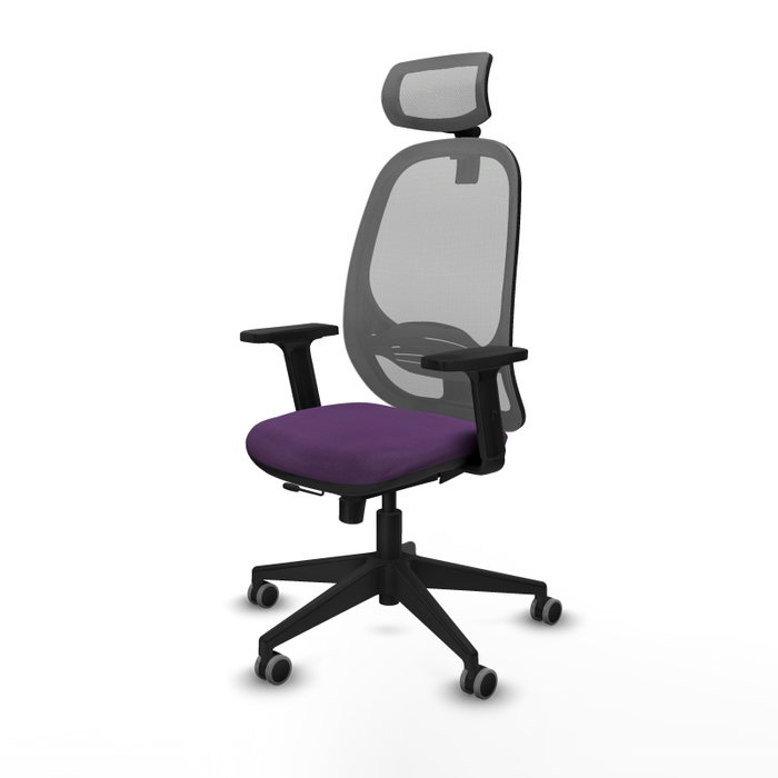 PIQUERAS Y CRESPO Silla de oficina Cilanco con mecanismo Sincro/Traslack, Morado/Gris PIQUERAS Y CRESPO Silla de oficina Cilanco con mecanismo Sincro/Traslack, Morado/Gris
