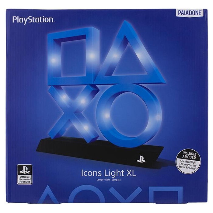 PALADONE Lámpara Icon PS5 PlayStation, decoración XL, tamaño 31x30cm