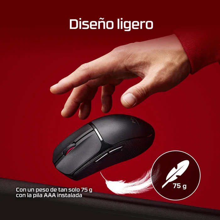 HyperX Pulsefire Fuse Wireless Gaming Mouse Negro HyperX Pulsefire Fuse Wireless Gaming Mouse Negro