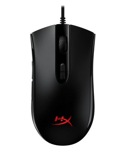HyperX Ratón Gaming Inalámbrico Pulsefire Fuse A1KY6AA Negro, 12000 DPI, 2.4 GHz y Bluetooth, 6 Botones Óptico