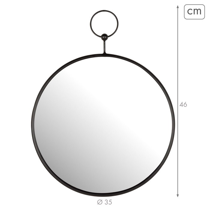 MAX HOME Espejo de Pared Metal