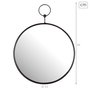 MAX HOME Espejo de Pared Metal