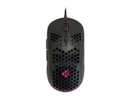 CONCEPTRONIC Raton USB para juegos DJEBBEL04B 6D con carcasa de nido de abeja, 6400 DPI