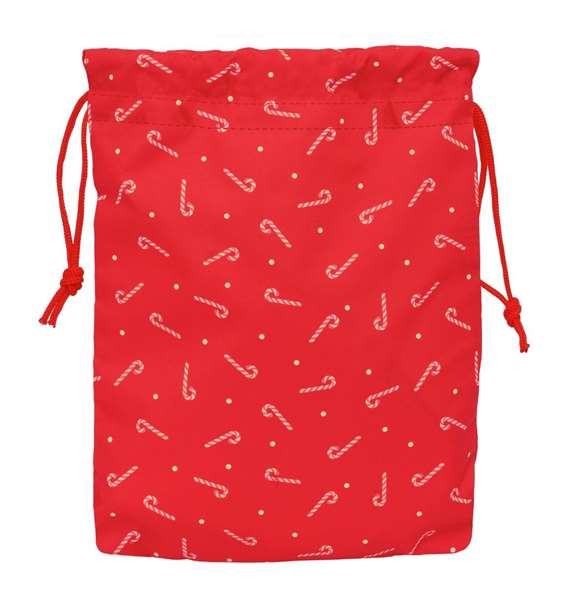 Saquito plano caramelos Merry Xmas 26x34x1cm