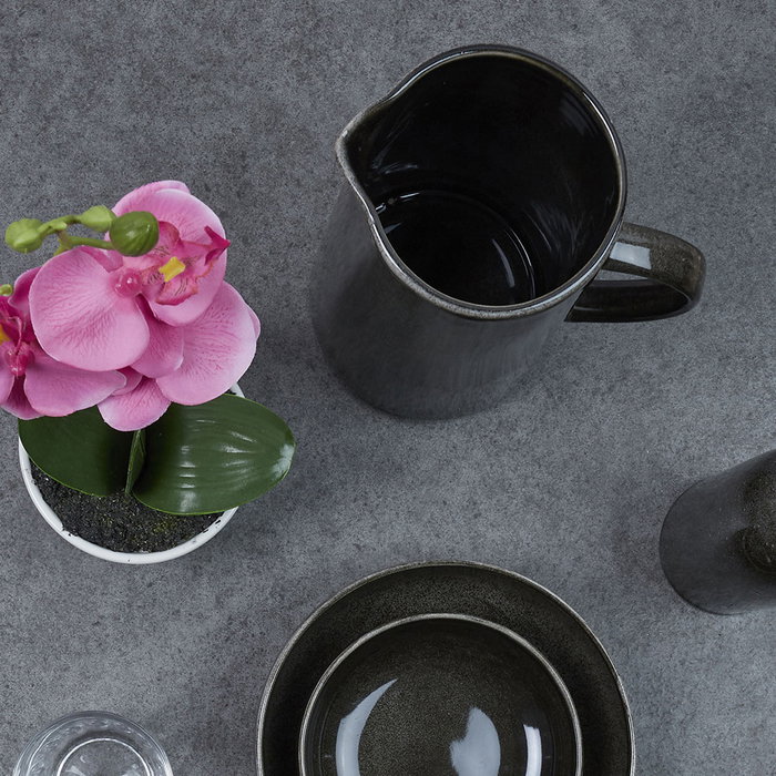 Home Deco Factory Jarra 1,5 L Tokyo Agua Mesa Elegante Crudo Natural 18x13 cm H.21,5 cm Home Deco Factory Jarra 1,5 L Tokyo Agua Mesa Elegante Crudo Natural 18x13 cm H.21,5 cm