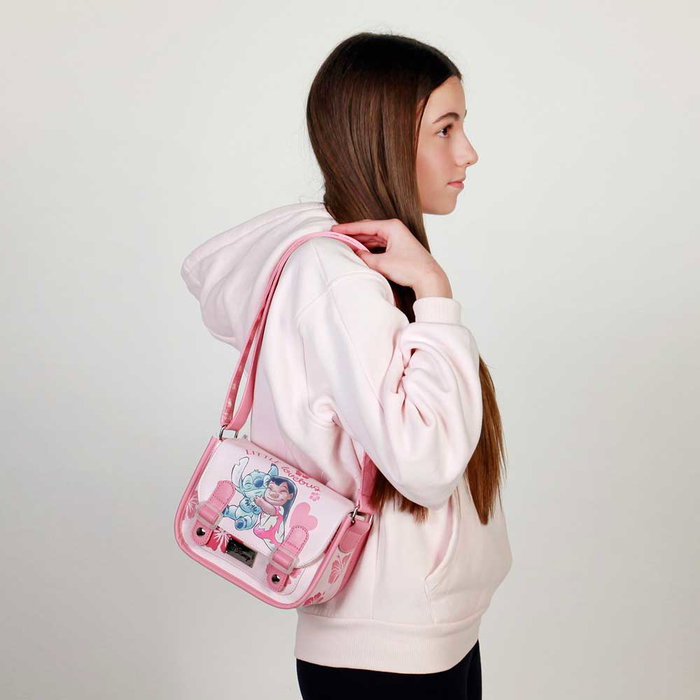 Disney Lilo y Stitch Bolso Satchel XS Lovebug Rosa Disney Lilo y Stitch Bolso Satchel XS Lovebug Rosa