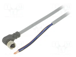 CARLO GAVAZZI Cable para sensores M8 hembra angular 3 pines 5m