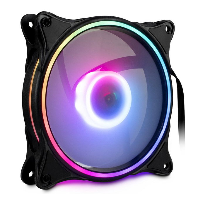 Inter-Tech ARGUS RGB-FAN SET RS-08 Set de 3 ventiladores 120x120x25 mm Inter-Tech ARGUS RGB-FAN SET RS-08 Set de 3 ventiladores 120x120x25 mm