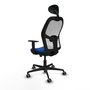 PIQUERAS Y CRESPO Silla de oficina Jorquera Azul y Blanco