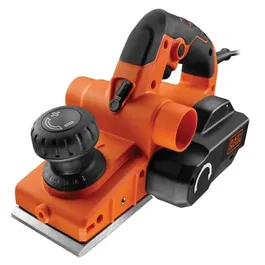 Black+Decker Cepillo Eléctrico KW750K-QS 750W, 16000 RPM, Profundidad de Corte 2mm, 12 Posiciones