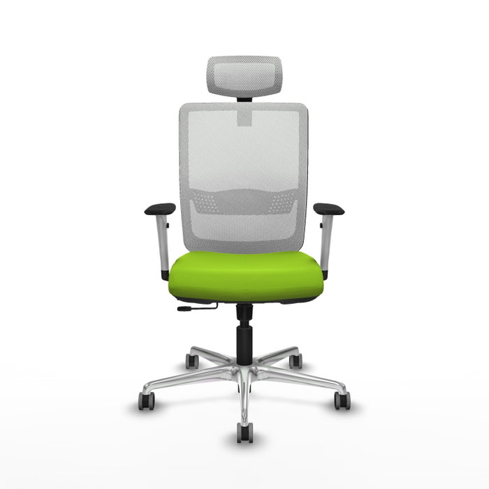 PIQUERAS Y CRESPO Silla de oficina Haches Pistacho y Blanco PIQUERAS Y CRESPO Silla de oficina Haches Pistacho y Blanco