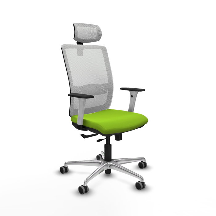 PIQUERAS Y CRESPO Silla de oficina Haches Pistacho y Blanco PIQUERAS Y CRESPO Silla de oficina Haches Pistacho y Blanco