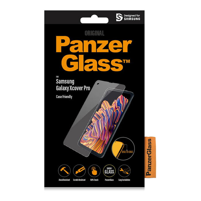 PanzerGlass Protector de Pantalla para Samsung Galaxy Xcover Pro, Cristal Templado, Referencia CF