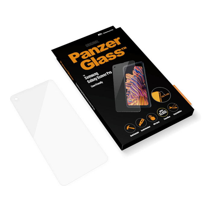 PanzerGlass Protector de Pantalla para Samsung Galaxy Xcover Pro, Cristal Templado, Referencia CF