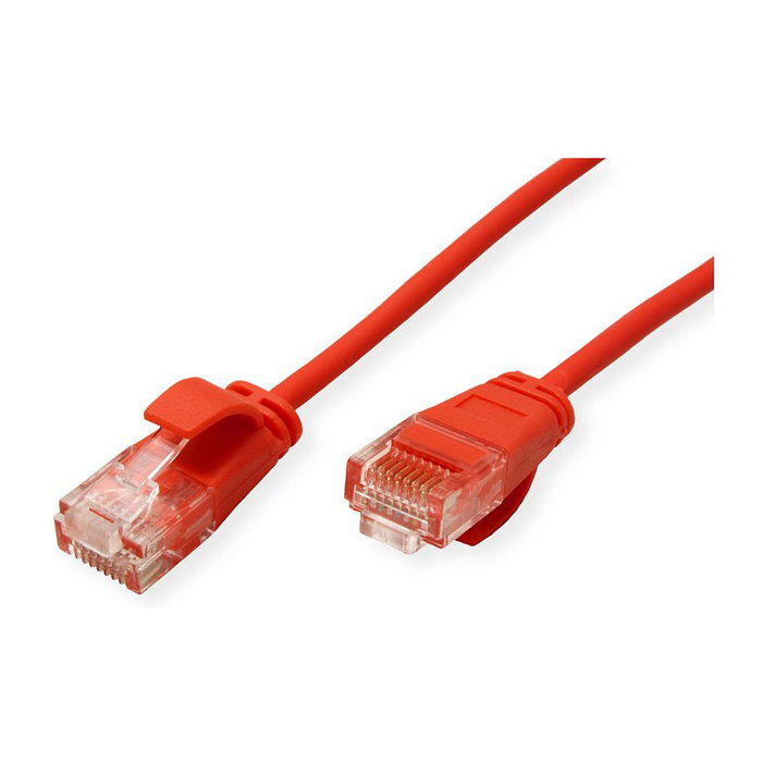 ROLINE GREEN Patchkabel Cat.6A U/UTP 5 m Rojo